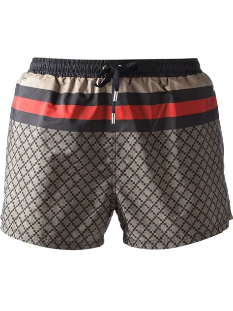 mens black gucci swim shorts|Gucci swimsuit dhgate.